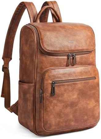 Amazon.com: tiamyi Vegan Leather Backpack for Women and Men  display picture 1
