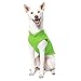 Gooby Fleece Vest Dog Sweater - Lime, Large - Warm Pullover Fleece Dog Jacket with O-Ring Leash for Small to Medium Dogs