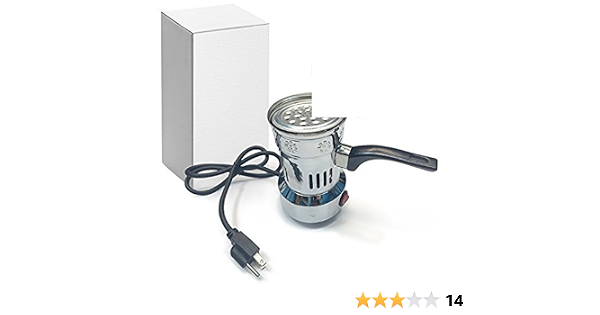 Amazon Com Hookah Electric Charcoal Starter Burner Tongs Heats Charcoal Up In Minutes Great For Shisha Lounges q Home Charcoal Briskets Coconut Charcoal And More On Off Switch Health Personal Care