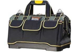 Tool Bags 13" 16" 18" 20" 1680D Oxford Cloth Bag Top Wide Mouth Electrician Bags (13 Inch: 29 x 19 x 19cm)