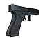 TALON Grips - Adhesive Grip for Glock 17, 17 MOS, 22, 25, 31, 34, 35, 37, 45, 74, 19X - Made in The USA - Easy Installation, Durable, Superior Traction - Gen 5 - Medium Backstrap, Rubber