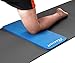 REEHUT Yoga Knee Pad, Elbow Pad Cushion Provides Extra Padding& Support for Knees, Wrists and Elbows, 15mm (5/8) Thick Mini Mat with Carrying Strap, for Yoga, Pilates, Floor Exercises Blue