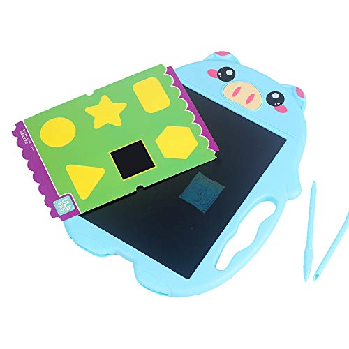 HAHAone LCD Writing Tablet for Kids Magnetic Drawing Board Colorful Screen,LCD Doodle Board for Boys and Girls Toys Age 3 4 5 6 7 8 . Handwriting Pad 8.5" for Toddlers and Kids (Blue Piggy) - Thumbnail 2