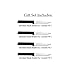 RADA Cutlery 4-Piece Serrated Steak Knife Gift Set (G24S), Stainless Steel Hollow Ground Blades, Made in USA, Black Handles