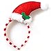 Forum Novelties Mini Santa Hat with Mistletoe Headband