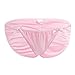 CHICTRY Men's Bowknot Sissy Bikini Briefs Low Waist Panties Underwear Pink Large(Waist:29.0-42.0