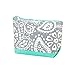 Parker Paisley Print Small Travel, Purse, Cosmetic Accessory Pencil Bag 9 In - Can Be Personalized (Blank)