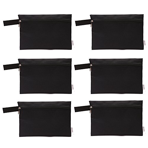 Augbunny 600D Zipper Multi-purpose Waterproof School Office Home Supply Organizers Pouch Tool Bag 6-pack