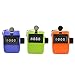 Kubert® Hand Held Tally Counter 4 Digit Mechanical Palm Clicker Counter / Assorted Color Handheld Tally Counter 4 Digit Display for Lap/Sport/Coach/School/Event (Pack of 3)