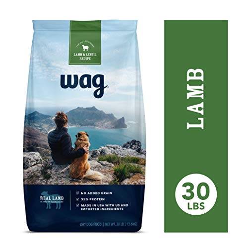 Amazon Brand - Wag Dry Dog Food Lamb & Lentil Recipe (30 lb. Bag)