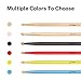 Donner Red Drum Sticks 7A Classic Maple Wood Drumstick 2 Pair with Carrying Bag