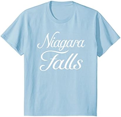 Kids Niagara Falls T-shirt Sourvenir Gift Shirt 4 Baby Blue