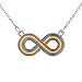 GuDeKe Rainbow Gay Pride LGBT Infinity Necklace Pendant Gift for Men/Women