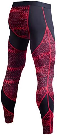OWMEOT Compression Cool Dry Sports Tights Pants Running Leggings Yoga Rashguard Men