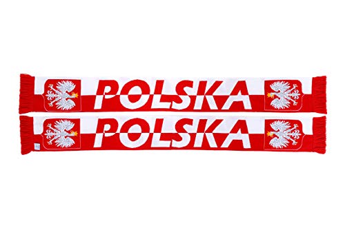 Poland Soccer High-Definition HD Knit Scarf