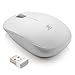 iXCC 2.4GHz Optical Wireless Mouse with Nano USB Receiver and Long Lifespan Buttons for PC, Mac, Netbook, Laptop or More - White