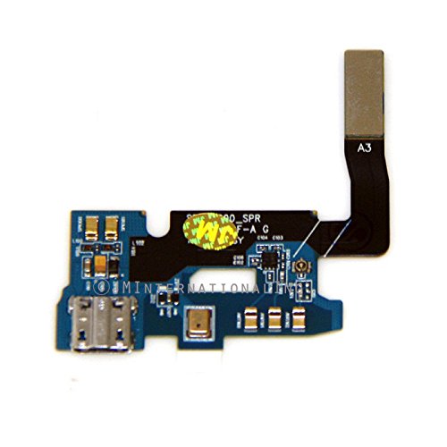 ePartSolution_USB Charger Charging Port Dock Connector USB Port Microphone Mic Flex Cable for Samsung Galaxy Note 2 SPH-L900 Sprint, U.S. Cellular Replacement Part USA Seller