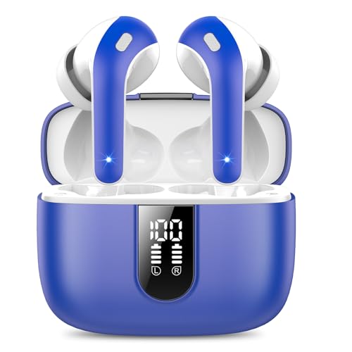 Bluetooth Kopfhörer, In Ear Kopfhörer Kabellos Bluetooth 5.3 mit 50H Tiefer Bass, 2026 Neue Kabellose Kopfhörer Noise Cancelling Earbuds mit 4 ENC Mic