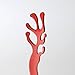 Alessi Kit.Roll Mediterraneo Kitchen Roll Holder, Red