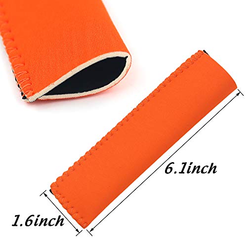 LOVEINUSA 24 pcs Freeze Pop Holders, 12 Colors Freezer Pop Sleeves Ice Pop Sleeves Popsicle Sleeves for Freezer Tubes Protect Children Use Freezing Tube