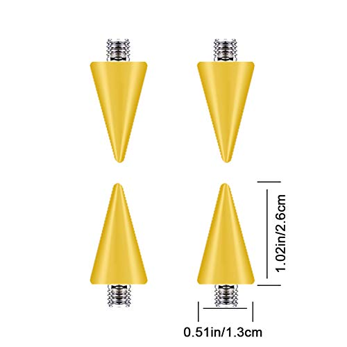 4 Pack Nail Rhinestones Picker Wax Replacement Tips Wax Replacement Head for Dual Ended Wax Nail Rhinestones Picker Pencil Dotting Pen Studs Picker Crystal Beads Acrylic Handle Replacea with TraveCase - Thumbnail 4