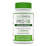 PRO-15 Advanced Strength Probiotics: 3X The CFU Count with Kiwi Extract - 15 Strains - 30 Once Daily Tablets - 15x More Effective Than Capsules with Patented Delivery Technology