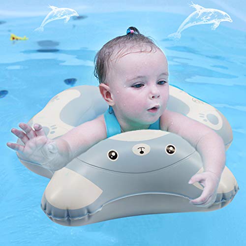 Camlinbo Baby Swimming Pool Float Ring with Double Airbags Safe