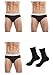 KRONIS Mens Underwear 3 Pack Briefs Italian Design Premium 180gsm Cotton + Socks