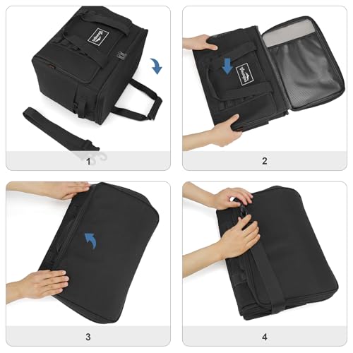 Youngoa Bolsa Termica 30 litros, Nevera Portatil Playa Grande Impermeable, Bolso Isotermica Plegable Prueba de Fugas para Picnic/Camping