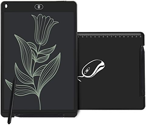 LCD Writing Tablets for Kids, 12 Inch Graphic Board, Doodle Drawing E Paper Pad for Adults (12 inch) (black)