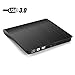 External CD Drive, USB 3.0 Ultra-Slim External DVD Drive, CD/DVD-RW Drive DVD/CD Rom Rewriter Burner Writer, High Speed Data Transfer for Laptop Desktops Win 7, 8, 10, Mac OS and Linux OS