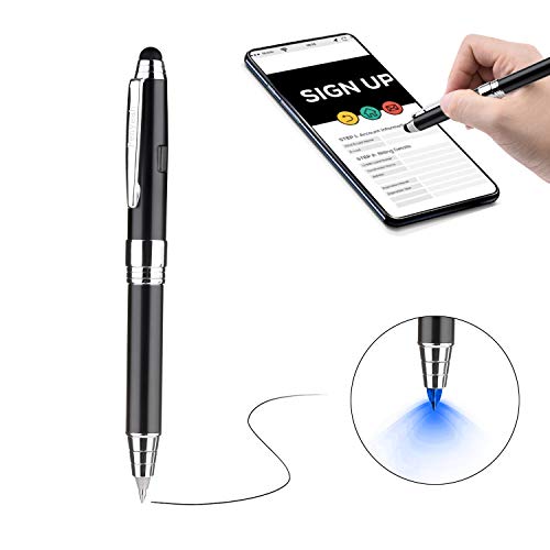 Penyeah LED Flashlight Pen Pen Light with Stylus Pen Tip Multi