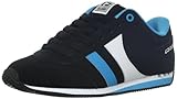 Globe Men’s Pulse Skate Shoe,Black/White/Cyan,12 M US