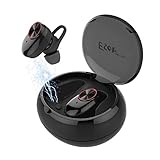 Esonstyle S991 TWS Earbuds, True Wireless Bluetooth Earbuds, Mini Wireless Earbuds 15-Hrs Playtime Charging Case, Stereo Bluetooth 5.0 Headphones, TWS Bluetooth Headset Microphone Cell Phone (Black)