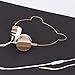 LUX ACCESSORIES Rose Gold Bear Ears Headphones Wire Frame Headset w Microphone