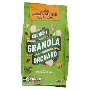 Mornflake Crunchy Granola Orchard with Sultanas & Apple, 500g