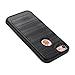 iPhone 7 Case, Moonmini Bumper Shock Absorbing Hybrid Hard Back Cover Slim Thin Protector for iPhone 7 - Black