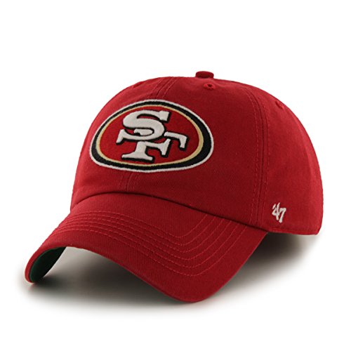 NFL San Francisco 49ers '47 Brand Franchise Fitted Hat, Red, Large