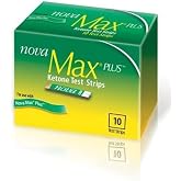 Nova Max Plus Ketone Test Strips 10 Count, (40 Total)