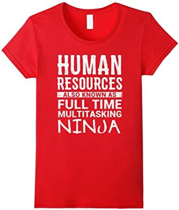 Womens Funny HR Human Resources Gift Birthday Appreciation Shirt Medium Red
