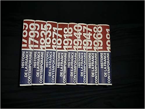 Amazon Fr Histoire De La France Contemporaine 8 Tomes Complet Collectif Livres