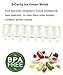 Joho Ice Cream Molds Popsicle Silicone, Reusable Popsicle Molds Ice Pop Molds Maker with Wooden Sticks,Tango,8 cavity