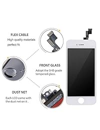 Fixerman   Pantalla LCD táctil de repuesto para iPhone 6 con digitalizador de pantalla táctil, juego completo con herramientas de reparación para iPhone 6 de 4,7 pulgadas