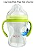 Feeding Bottle by Teppie - Temperature Sensitive for Child Safety - 8 oz - Great for Weaning Breastfeeding Babies or Baby Formula - Features Detachable Handle - Dishwasher & Freezer Safe