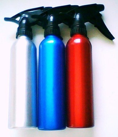 Aluminum Spray Bottle with Trigger Sprayer (1 Bottle - Assorted Colors)