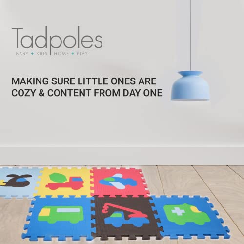 Tadpoles 16 Tiles Stars Foam Playmat for Kids Interlocking Tiles with