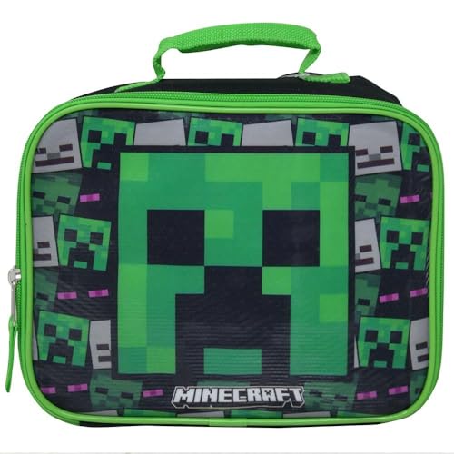 Bioworld Minecraft Rectangle Lunch Bag- LXY5FH3MNC