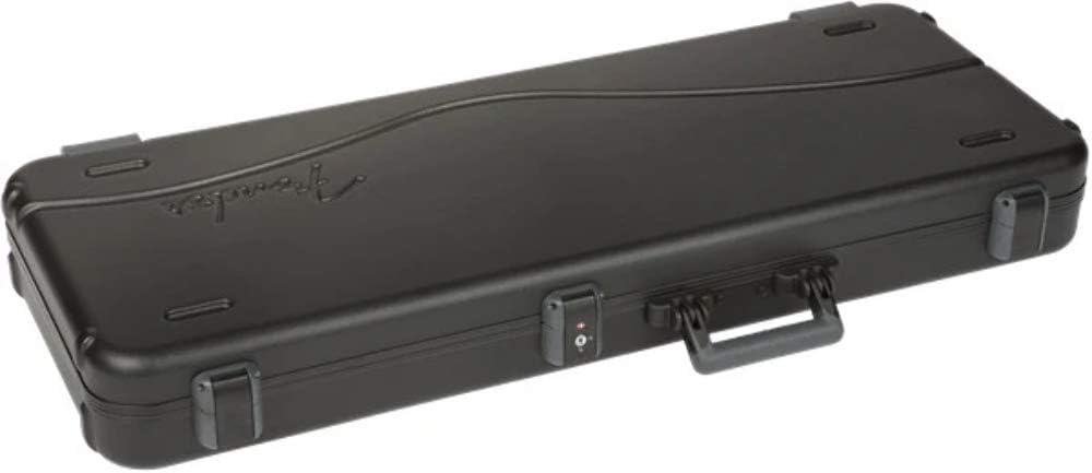Fender Deluxe Electric Guitar Molded Case, Stratocaster/Telecaster, Black, Stratocaster / Telecaster - Image 4