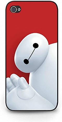 Big Hero 6 Phone Case for Iphone 5/5s Cute Prevdent Anime Cover Case Baymax Big Hero Pattern Back Cover