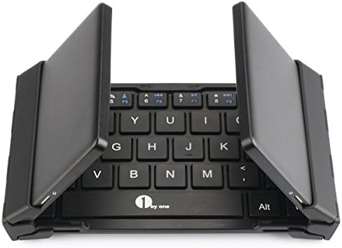 Livehomes Foldable Bluetooth Keyboard, Portable Bluetooth keyboard for iOS, Android, Windows, PC, Tablets and Smartphone, Black